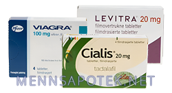 Levitra med Viagra og Cialis